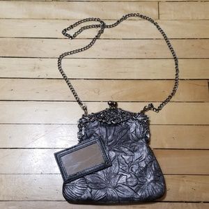 Patricia Nash Womens Selene Fold-Over Frame Clutch